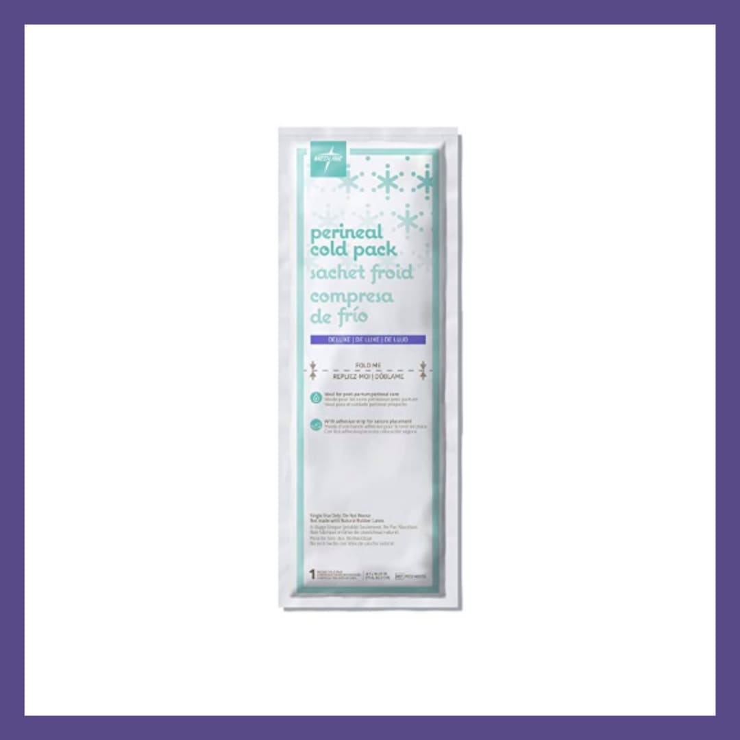 Compresa fría perineal